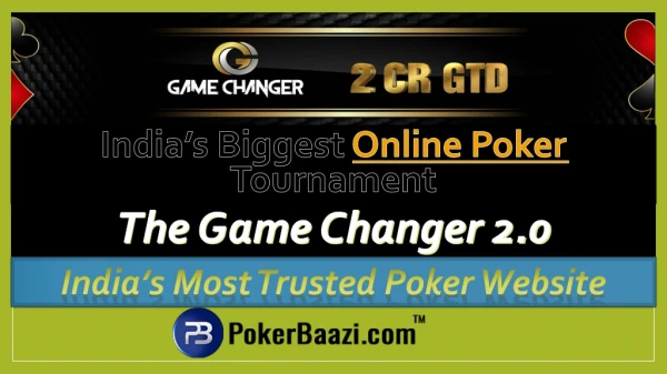 Biggest High Value Online Poker Tournament in India