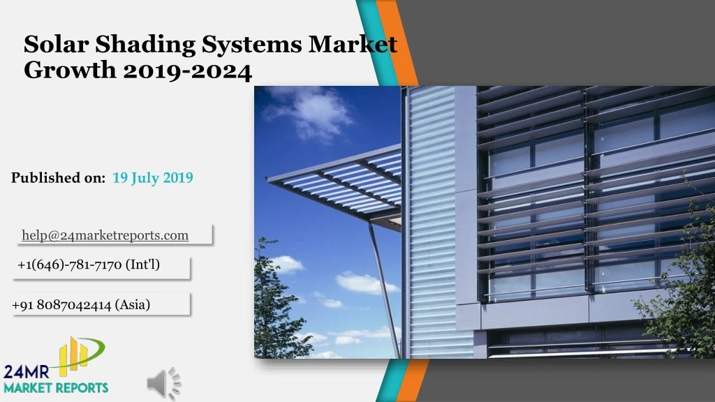 solar shading systems market growth 2019 2024