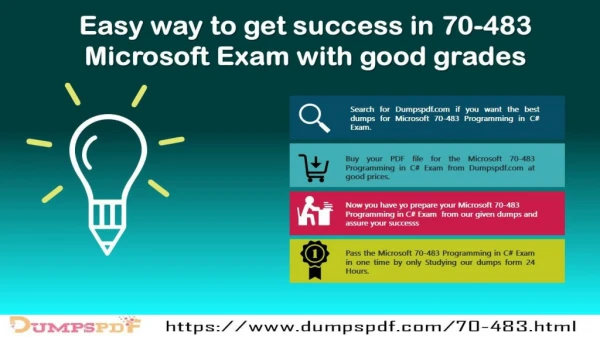 Best Microsoft 70-483 Programming in C# Exam dumps questions