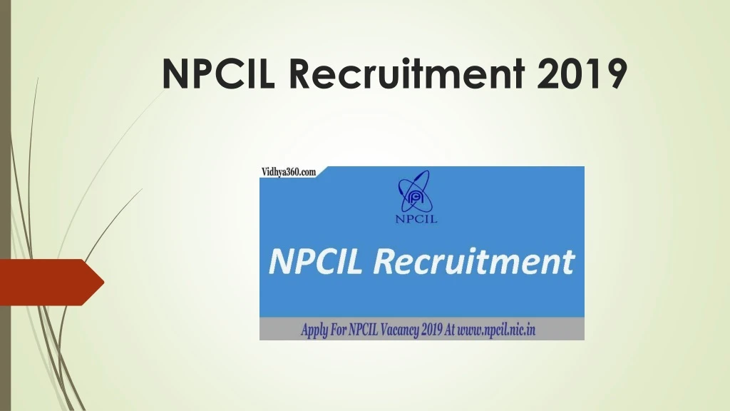 npcil recruitment 2019