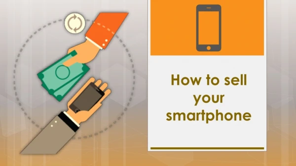 How to sell your smartphone