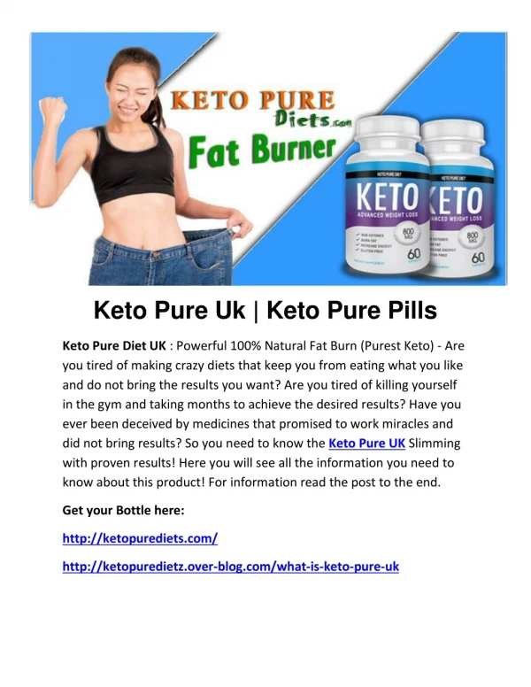 Keto Pure Uk | Keto Pure Pills