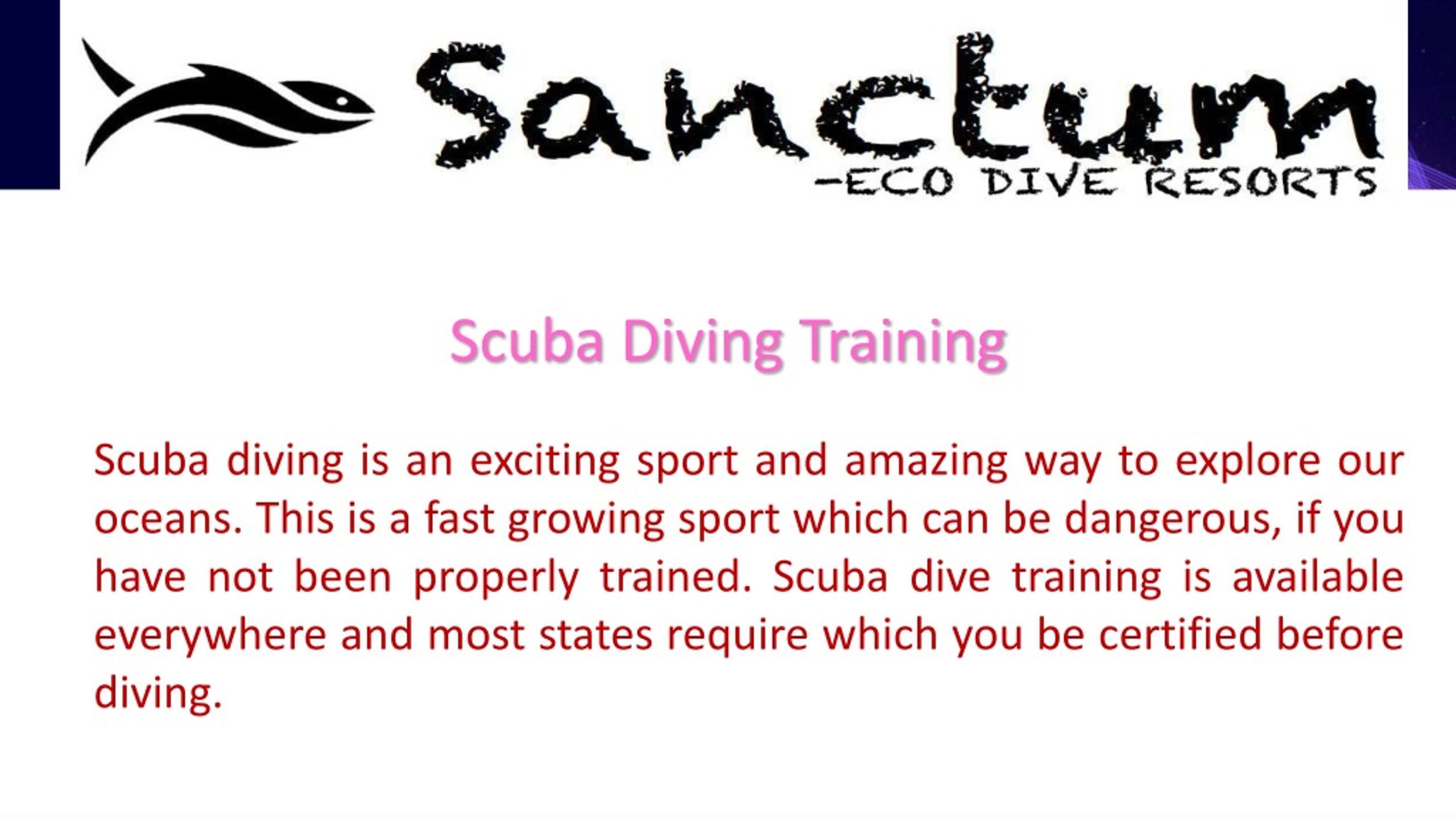 PPT - Scuba Diving Training PowerPoint Presentation, free download - ID ...