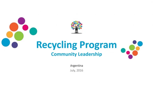 Recycling Program Community Leadership