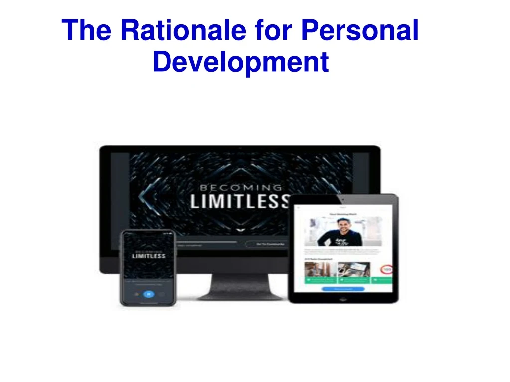 the rationale for personal development