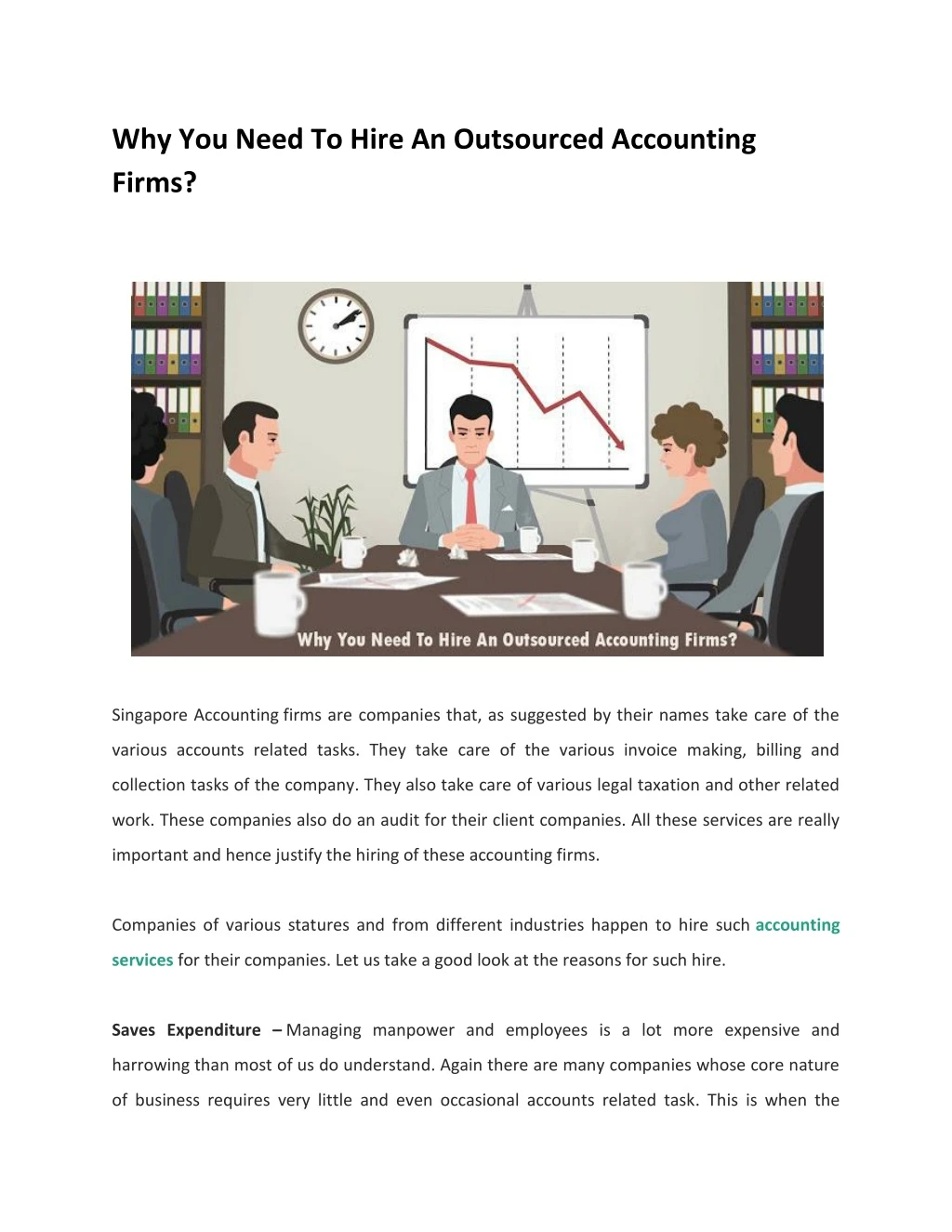 why you need to hire an outsourced accounting