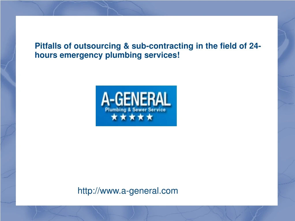 pitfalls of outsourcing sub contracting