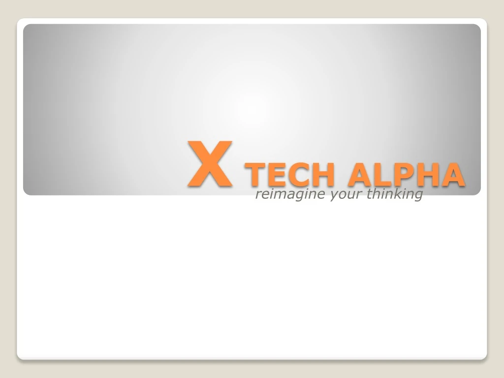x tech alpha