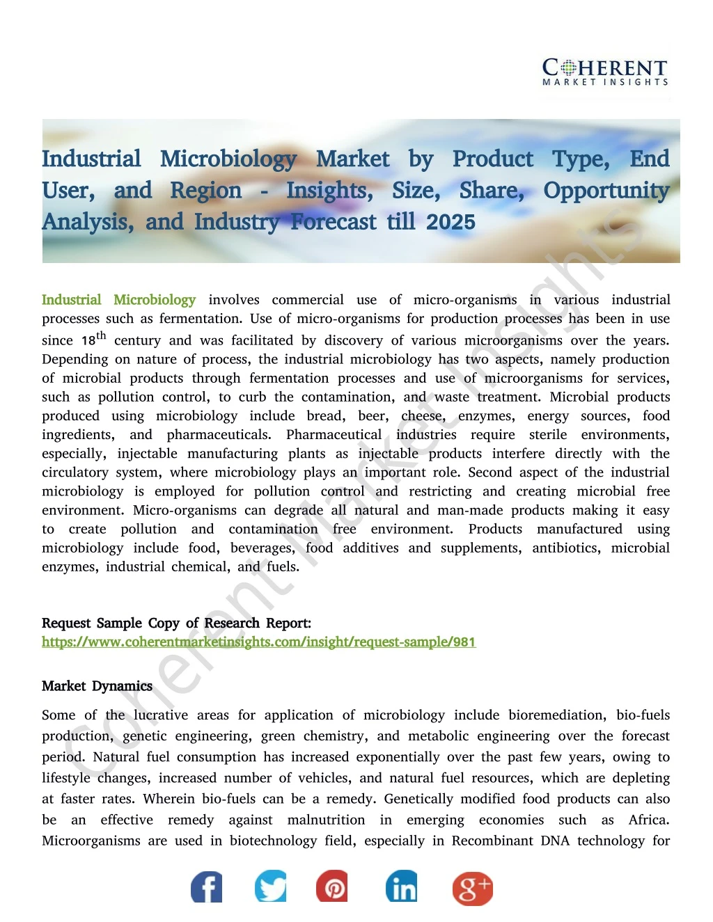 industrial microbiology market by product type