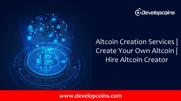 Altcoin Creation Services