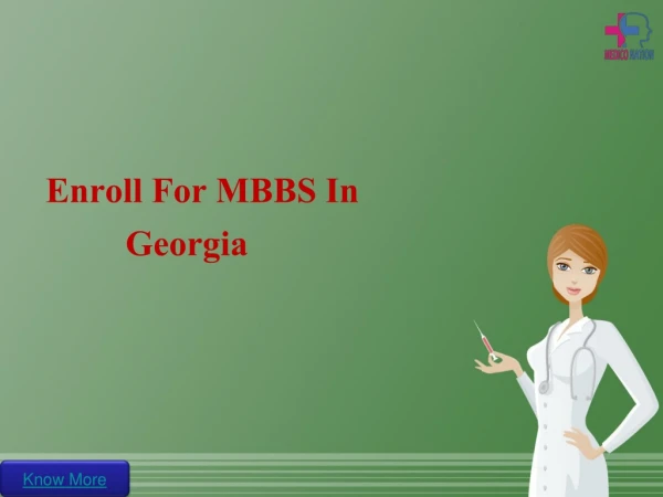 MBBS In Georgia