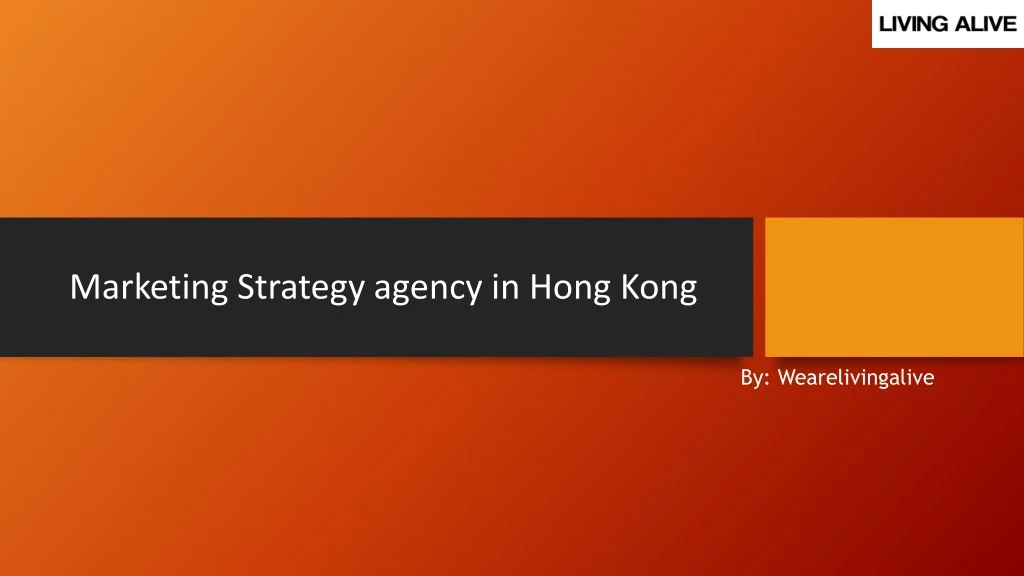 marketing strategy agency in hong kong