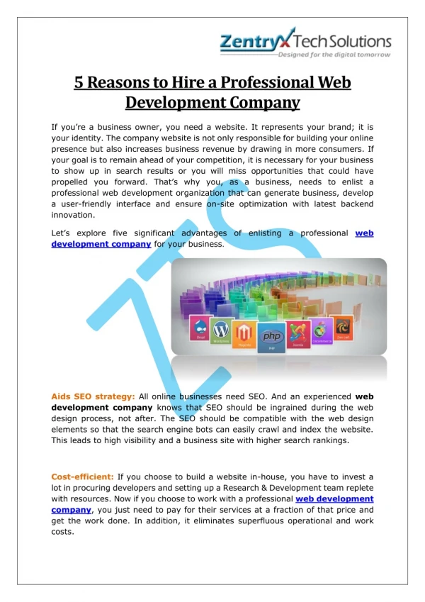 web development company in USA