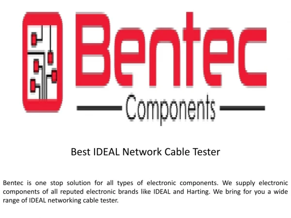 Best IDEAL Network Cable Tester Singapore