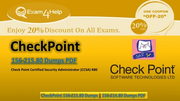 156-215.80: CheckPoint 156-215.80 Exam Study Material | Exam4Help