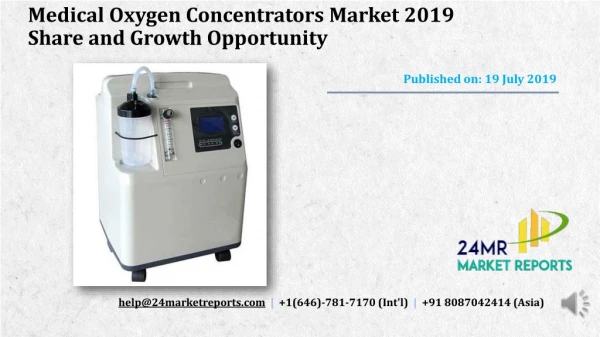 Medical Oxygen Concentrators Market 2019 Share and Growth Opportunity