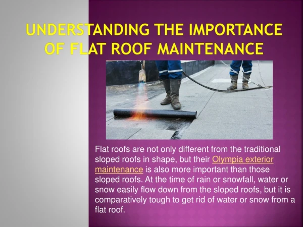 Understanding the Importance of Lopez Island Flat Roof Maintenance