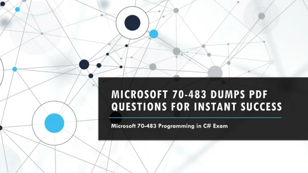 Latest Microsoft 70-483 Practice Exam Questions | Pass 70-483 Easily