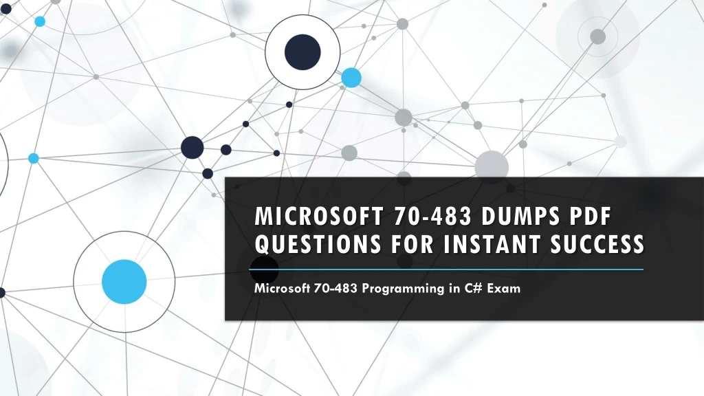 microsoft 70 483 dumps pdf questions for instant