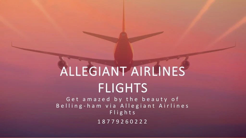 allegiant airlines flights