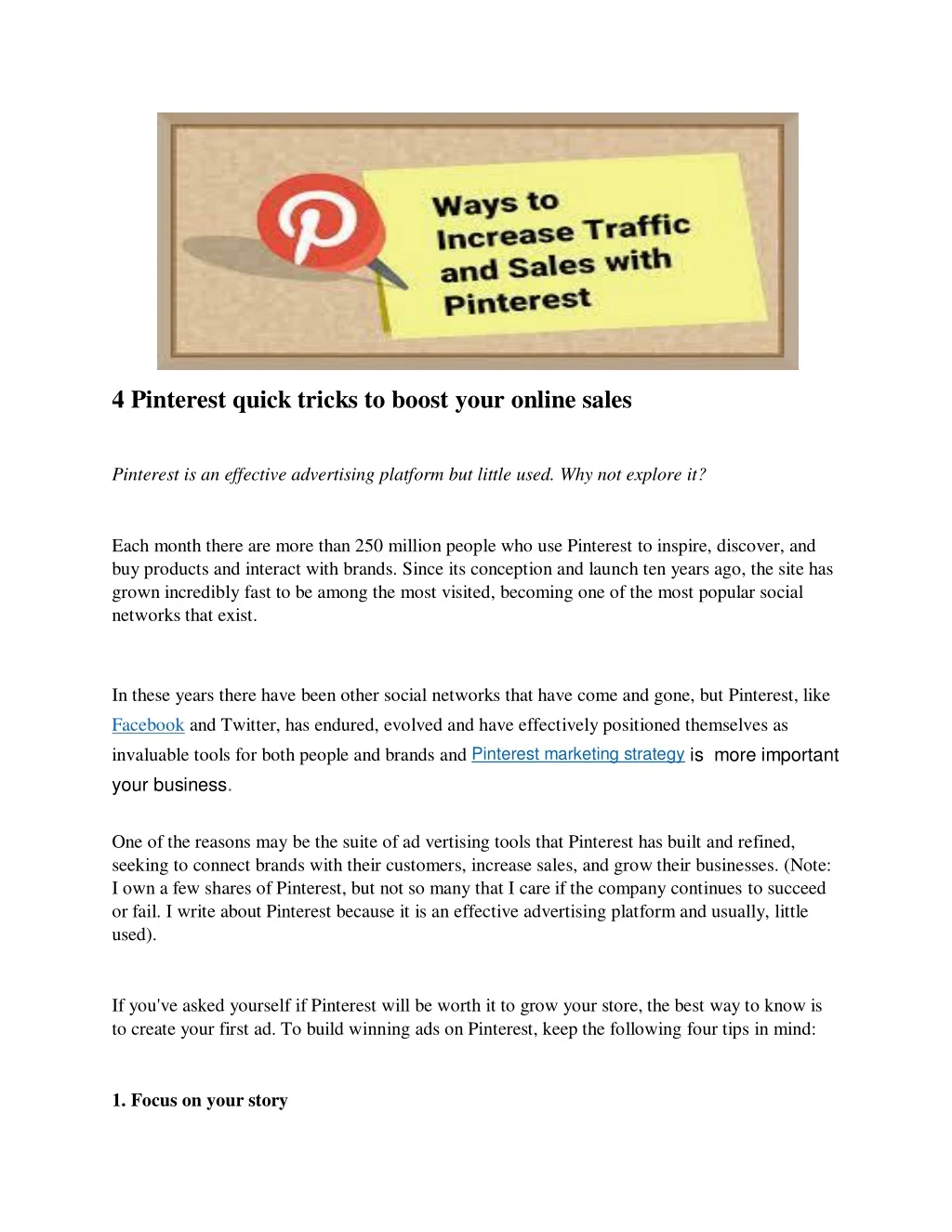 4 pinterest quick tricks to boost your online