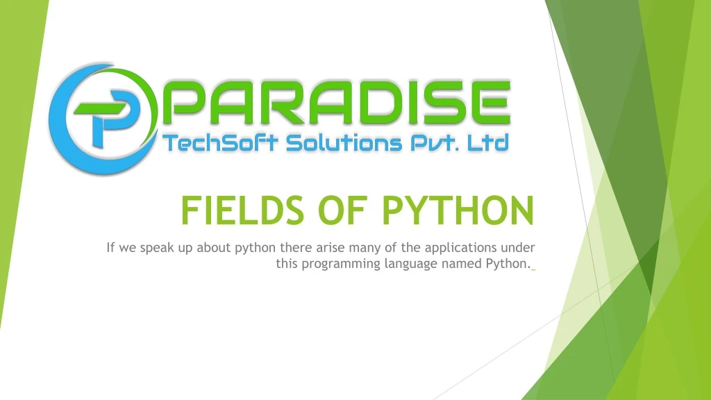 fields of python