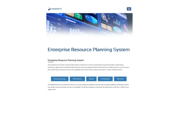 Enterprise Resource Planning System in USA