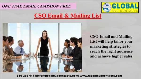 CSO Email & Mailing List