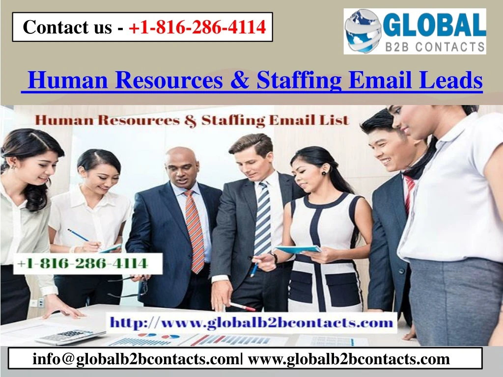 human resources staffing email leads