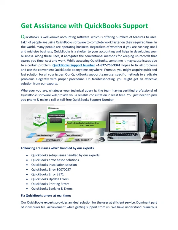 QuickBooks Support to Quick help