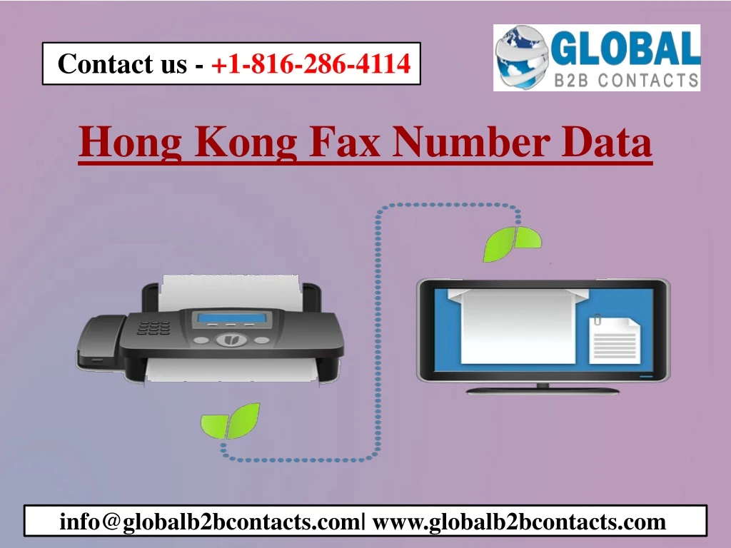 hong kong fax number data