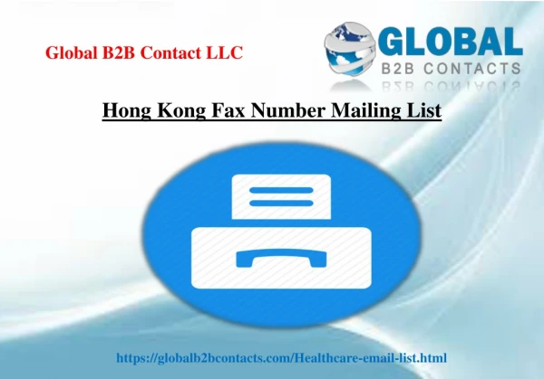 Hong Kong Fax Number Mailing List