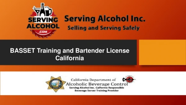 BASSET Training and Bartender License California