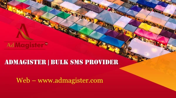 Admagister | Bulk SMS Provider