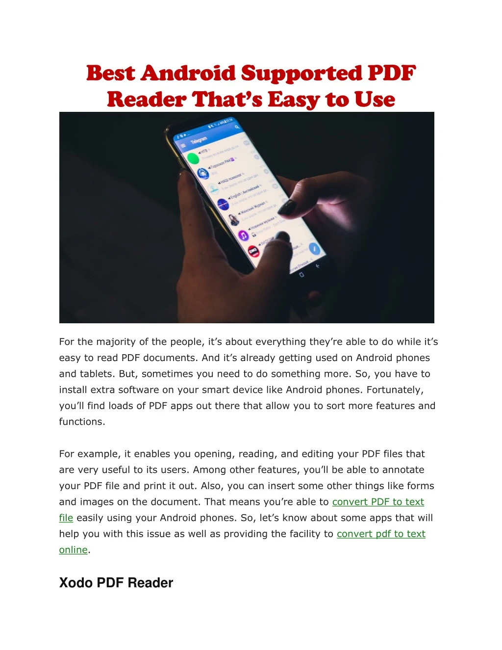 best android supported pdf reader that s easy