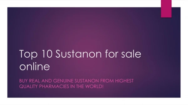 Real benefits of Sustanon 250mg | 400 mg in bodybuilding - roidspro