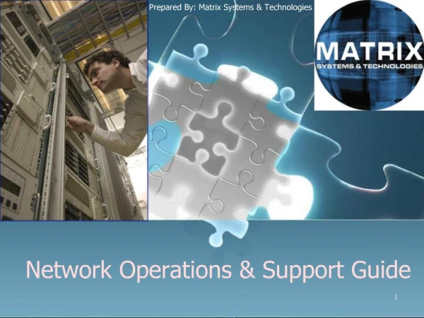 Network Operations Support Guide