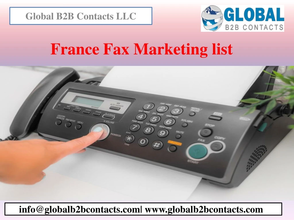 france fax marketing list