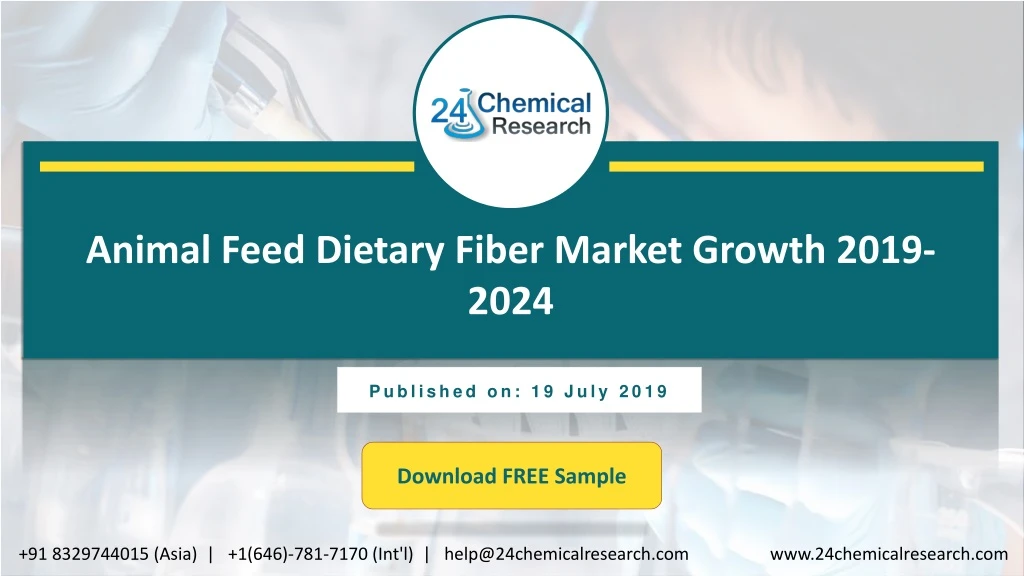 animal feed dietary fiber market growth 2019 2024
