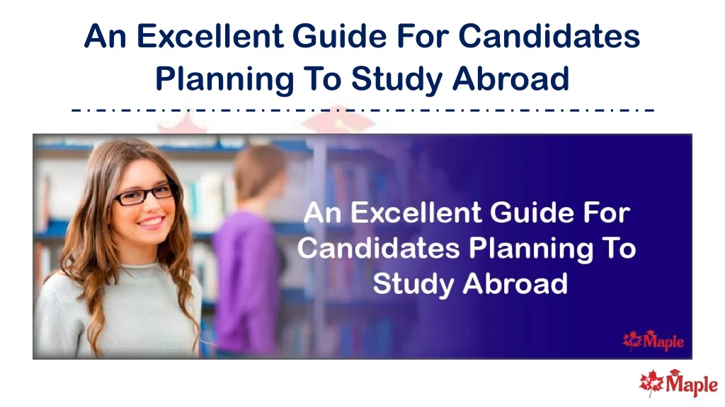 an excellent guide for candidates planning