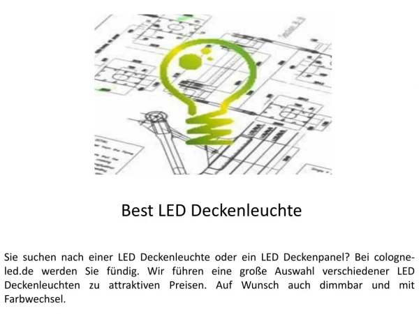 best led deckenleuchte