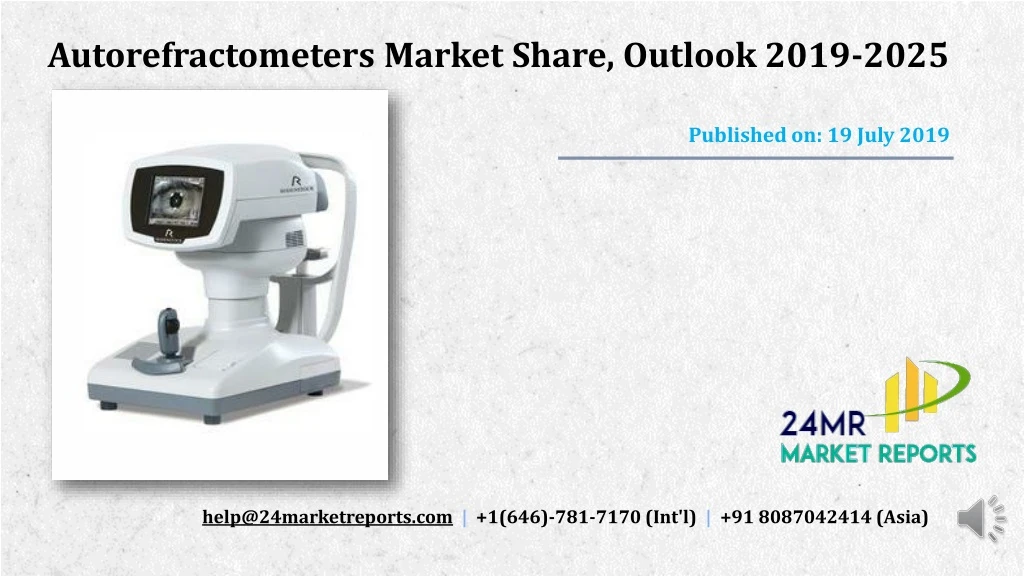 autorefractometers market share outlook 2019 2025