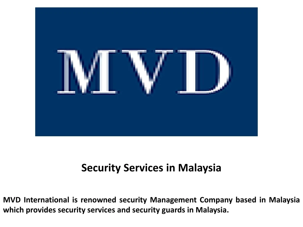 security services in malaysia