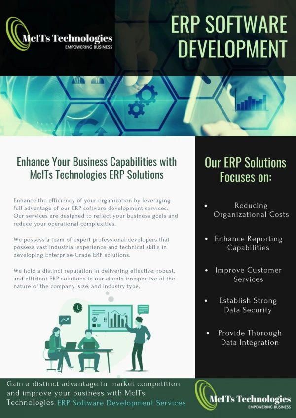 Premium and Customized ERP Solutions - McITs Technologies