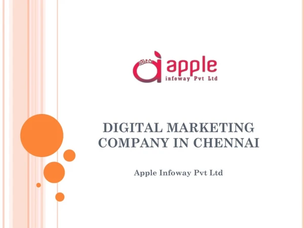 Digital Marketing company in Chennai