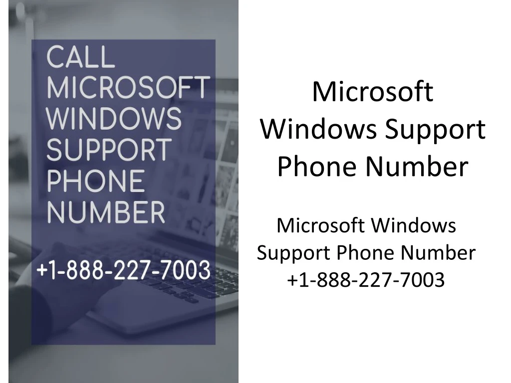microsoft windows support phone number