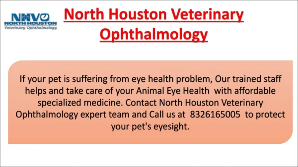 North Houston Veterinary Ophthalmology