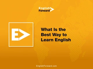 What Is the Best Way to Learn English - slide 1