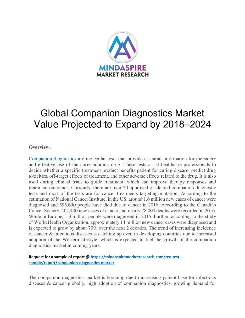 global companion diagnostics market value