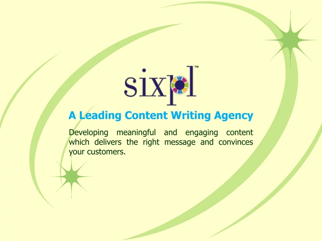 a leading content writing agency